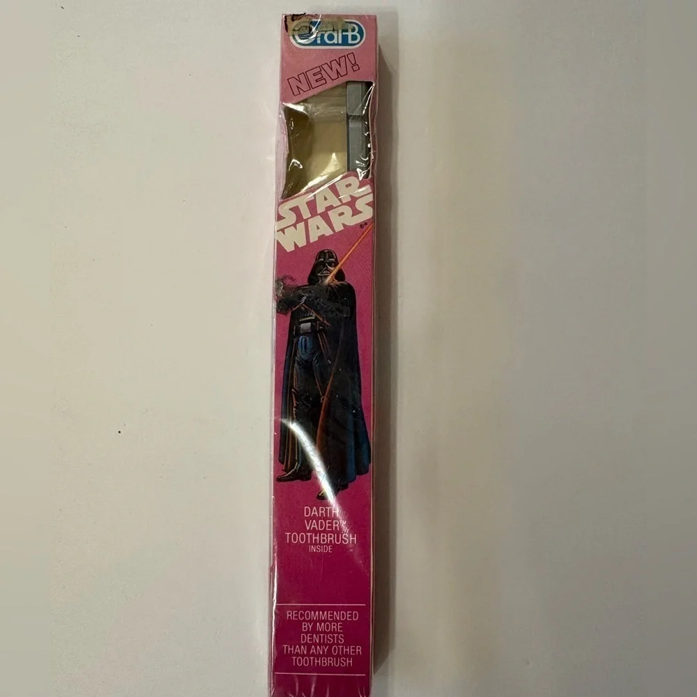 Vintage 1983 Return of the Jedi Darth Vader Oral-B toothbrush NEW